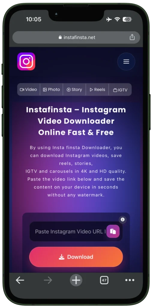 Instafinsta